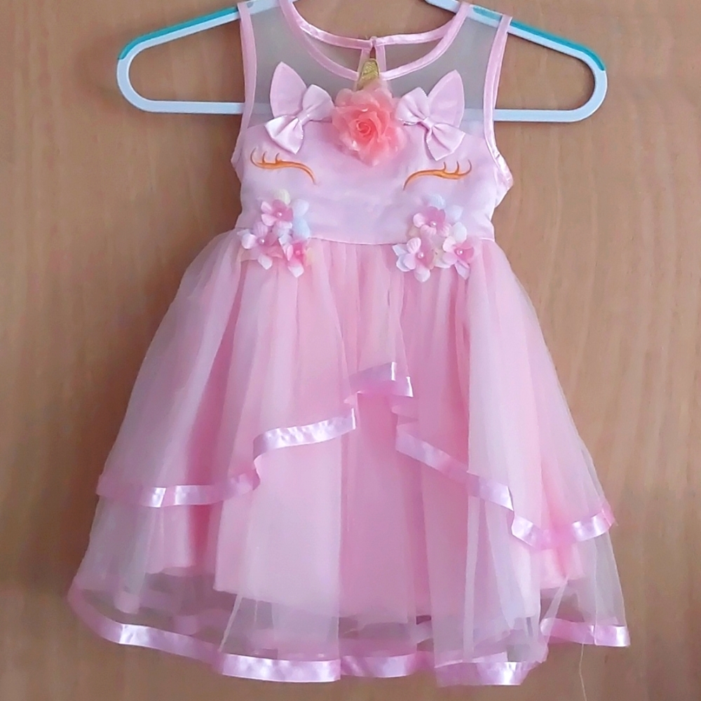 4T Girls Dress Unicorn